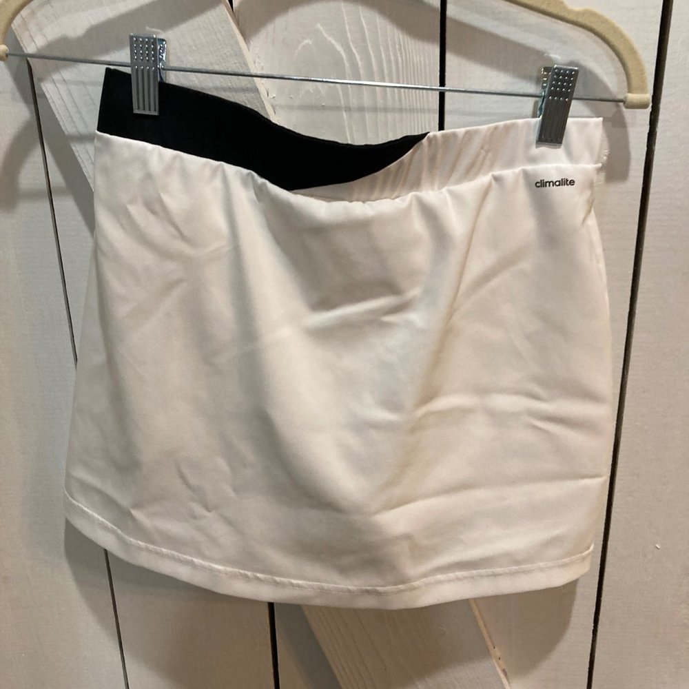 Adidas girls black white tennis skirt large - Picture 7 of 9